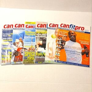 (6) 🇨🇦 Canfitpro Fitness Health Magazines 2010 2011